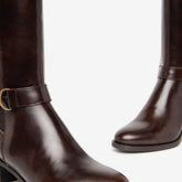 NeroGiardini Stivale Testa di Moro in Pelle e Materiale Tecnico